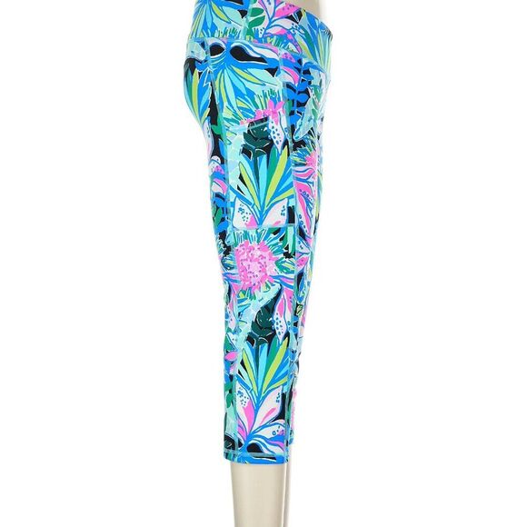 Lilly Pulitzer Luxletic 21" Weekender Legging You Me and Giraffee M - Picture 3 of 5